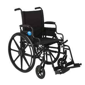 Adult wheelchair (detachable arm and footrests)