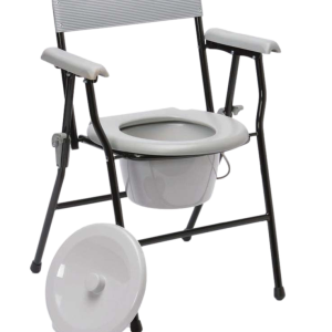 Foldable commode