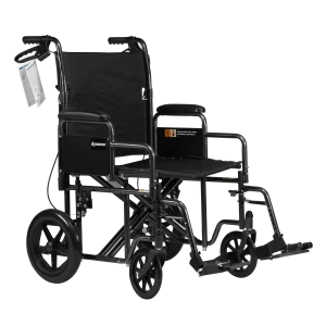 Adult wheelchair (fixed arm & footrests)